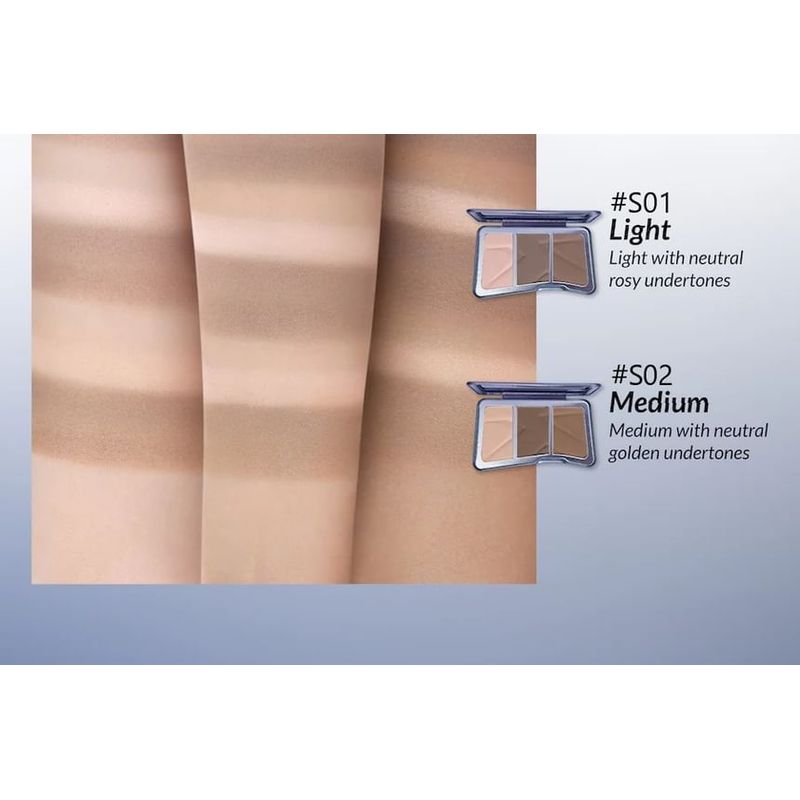 Kaleidos - Tricolor Contour Palette - 6 Types