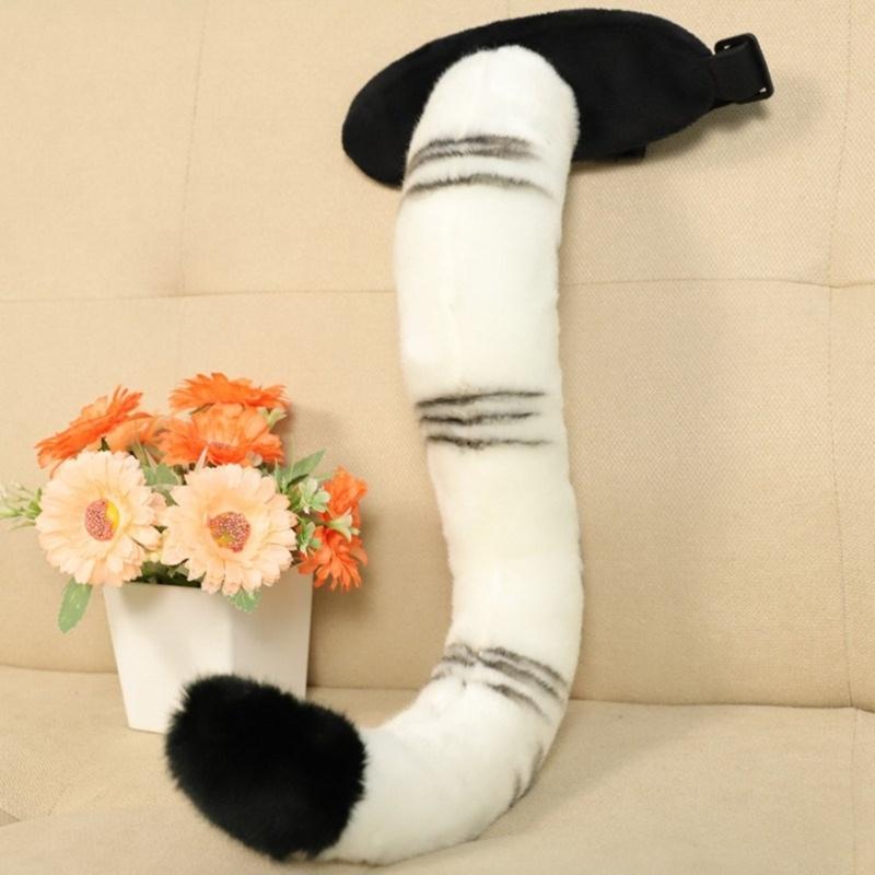 1/2/4Pcs Tigeres Costume Set Tigeres Ears Headband Tail Paw Gloves Kids Halloween Christmas Party Animal Cosplay Costume