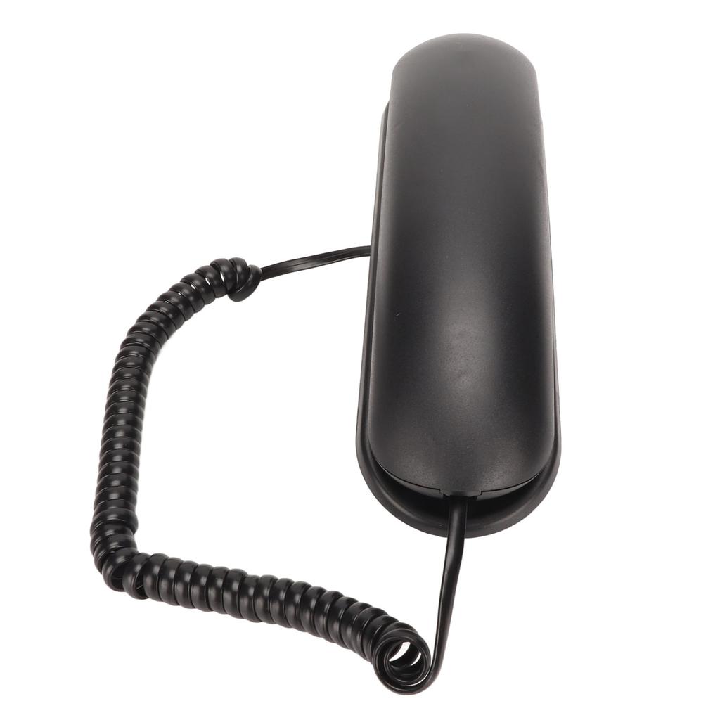 Wall Telephone Multifunction Big Buttons Redial Mute Function Corded Wall Phone for Home Office