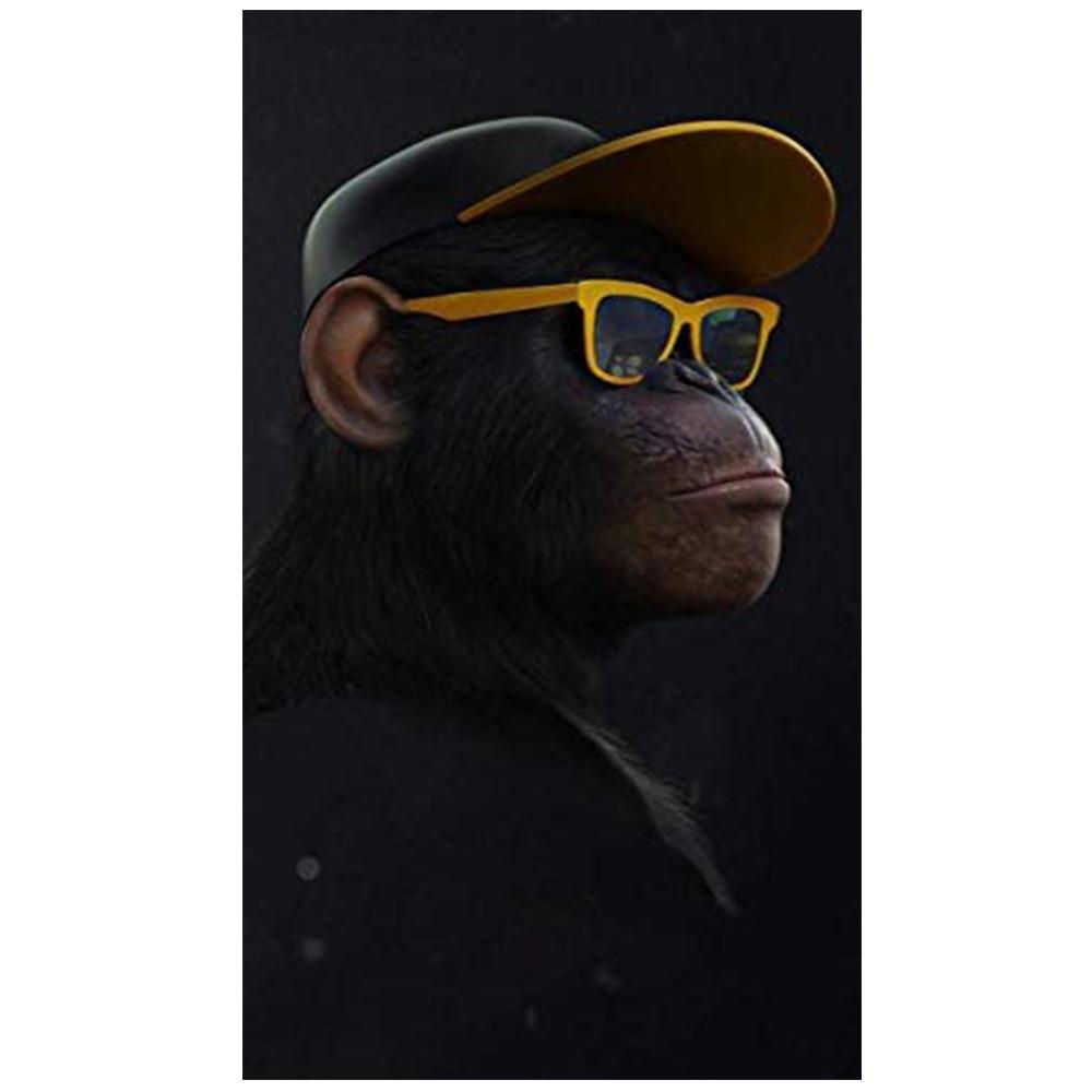 Canvas Art Printed Painting Cute Monkey Canvas Painting Posters and Prints Decorative Pictures Wall Art Picture for Living Room