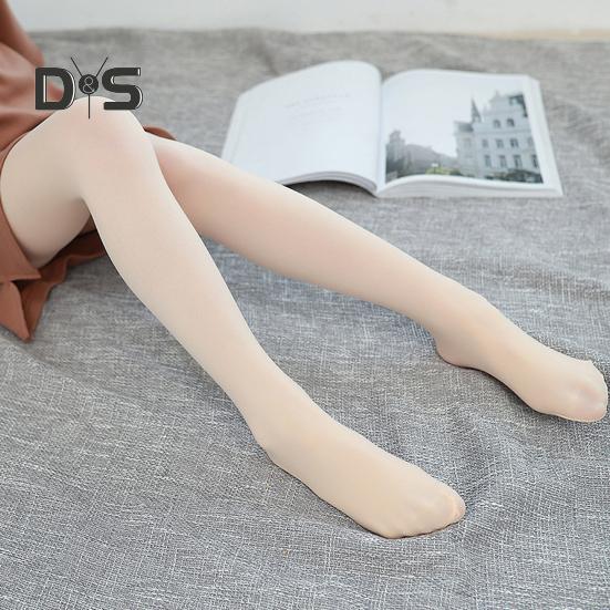 Chidren Ballet Dance Pantyhose High Waist Solid Color High Elasticity Skinny Thin Solid Color Anti-slip Cosplay Performance Tights Work Daily Wear