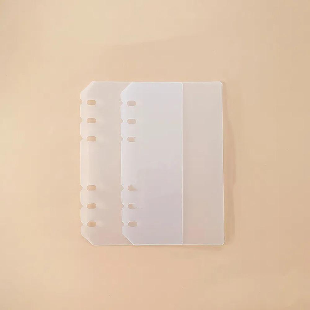 2pcs DIY Loose-Leaf Notebook Refill Paper PP Refill Spiral Page Binder Indexing Cards  Journal