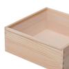 Wooden Box Craft Gift Desktop Candy Display Storage Container Jewlery Organizer