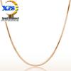 18K Rose Gold Plated Thick Snake Chain Necklace for Women