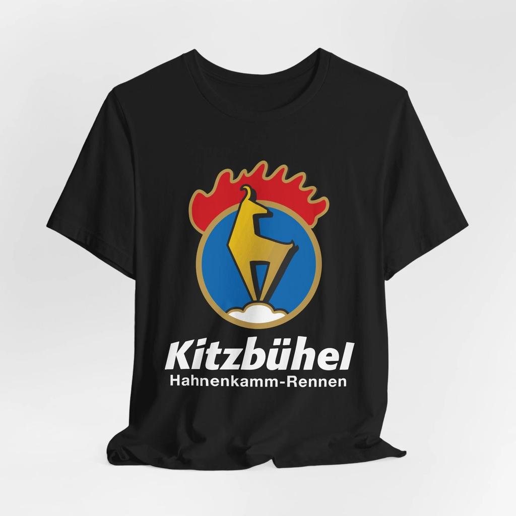 Men's and Women's T-shirts Graphic Hahnenkamm Rennen Logo USA Alpine Ski Racing