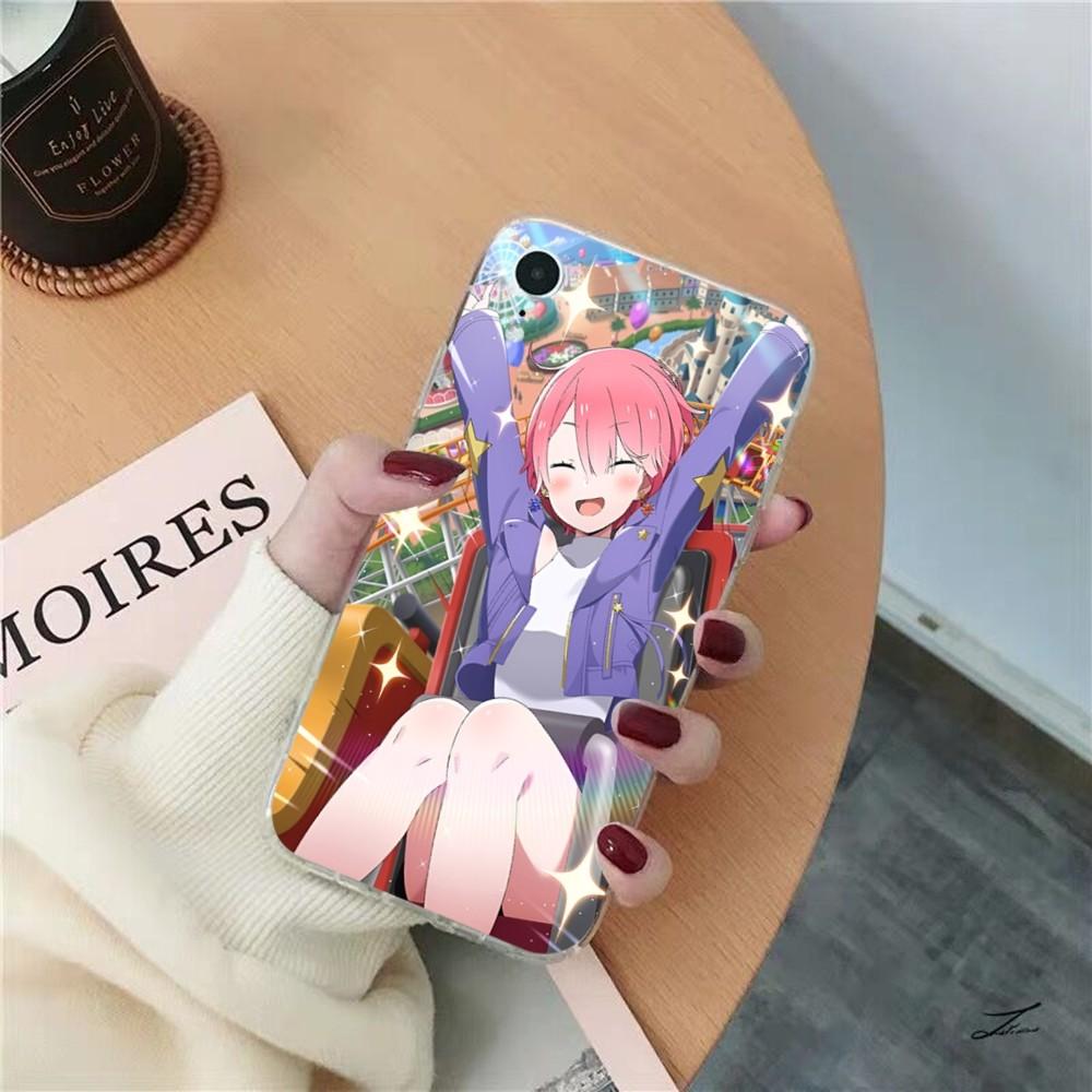 Чехол для телефона ReZERO Рам Рем для iPhone 15 8 7 6 6S Plus X SE 2020 XR XS 14 11 12 13 Mini Pro Max