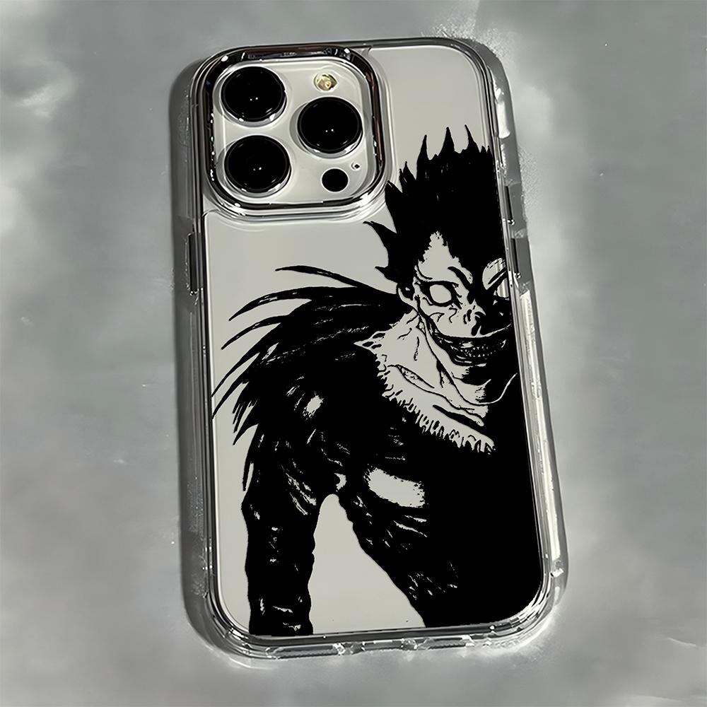 Горячий Аниме Тетрадь Смерти Чехол Для Телефона Для iPhone 17 16e 16 15 14 13 12 11mini Pro Max X XR XSMAX 8 7 Air Plus Прозрачный Мягкий Чехол