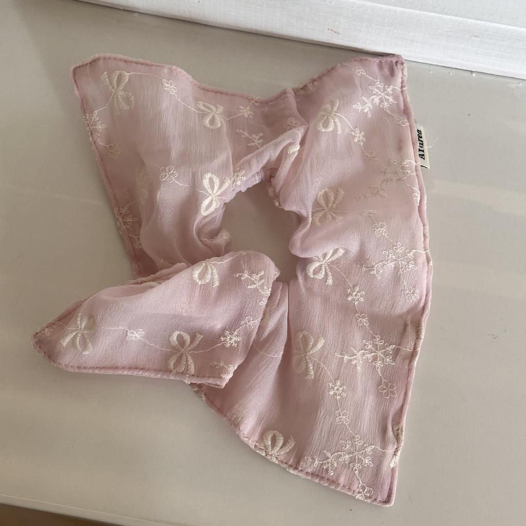 Laege Bow Hair Band for Girls Women Scrunchies Accessoires Rubber Elastic Flowers Fascinators Elegant Headdress Vintage  New