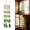 Hanging Crystal Pendants Garden Suncatchers Wind Chimes Rainbows Prisms Crystal Chain for Window Drop Bells