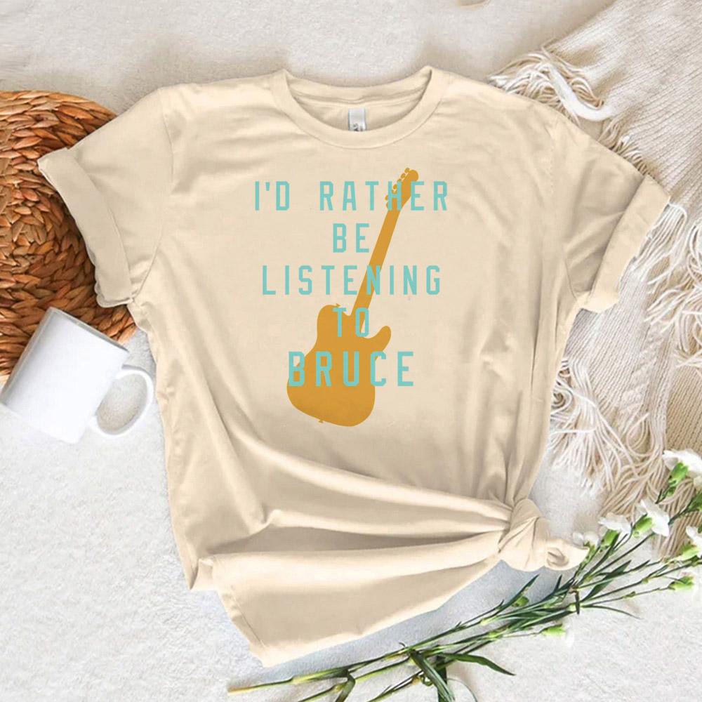Bruce Springsteen T Shirt Women Funny Harajuku Designer T Shirt Girl Funny Clothes