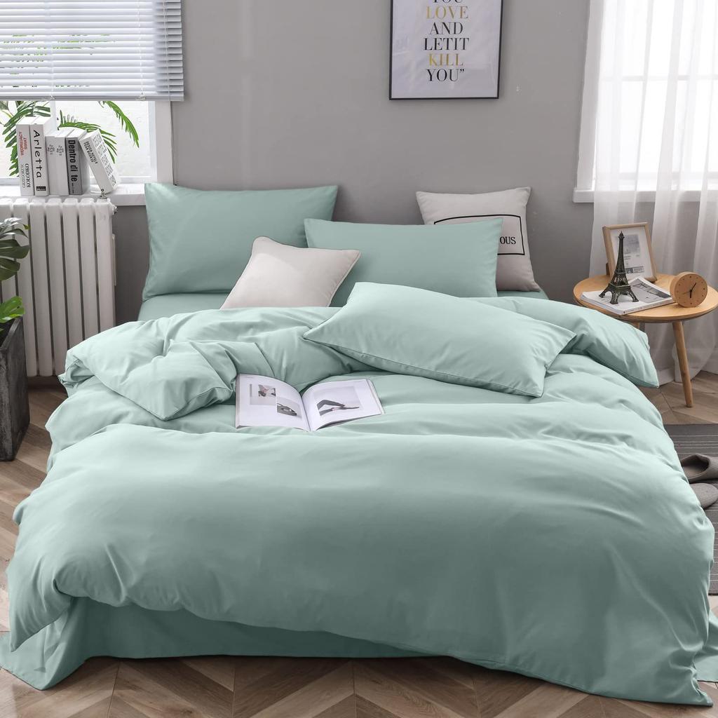 Мягкое микрофибровое постельное белье из трех предметов, пододеяльник