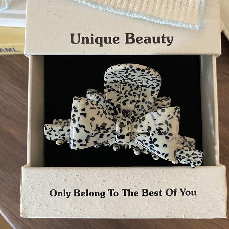 1pc French Design Butterfly Bow Clip, Medium Size, Elegant and Sweet Temperament, Braided Hair Shark Clip Hair Accessory