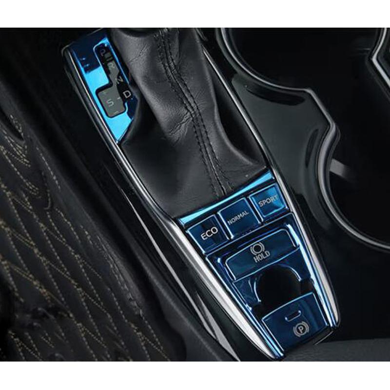 Car Stickers Gear Shift Box Switch Button Panel Cover For Toyota Camry XV70 2017 2018 Trim Interior Frame