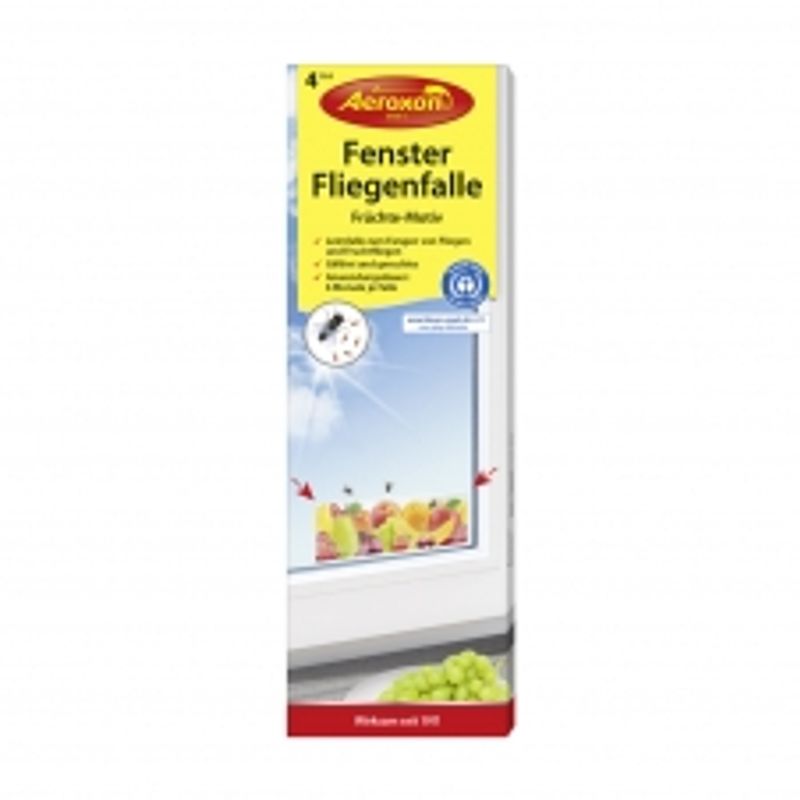 Arokson Window Fly Trap Fruit Design 4-Pack