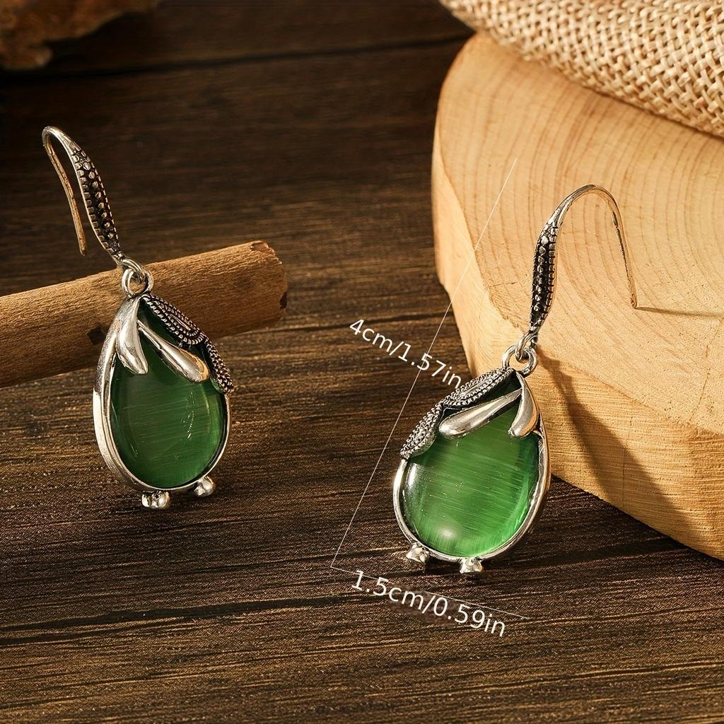 Натуральный нефрит Hetian, зеленый нефрит, безопасная пряжка, серьги, украшение из яшмы для женщин