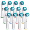 Replacement Toothbrush Head Compatible with Braun 12 Pieces Professional Electric Toothbrush Head Brush Head Replacement Head Replacement Refill Pro
