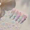 Томони 3D Тисненые Наклейки для Ногтей: Бестселлер Японские наклейки для ногтей с бабочками и цветами