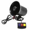3 Tone Sound Loud Car Horn Air Horn 12V Loud Sound Horn Car Loud Speaker Motorcycle Police Fire Siren Horn Speaker 115DB Visible