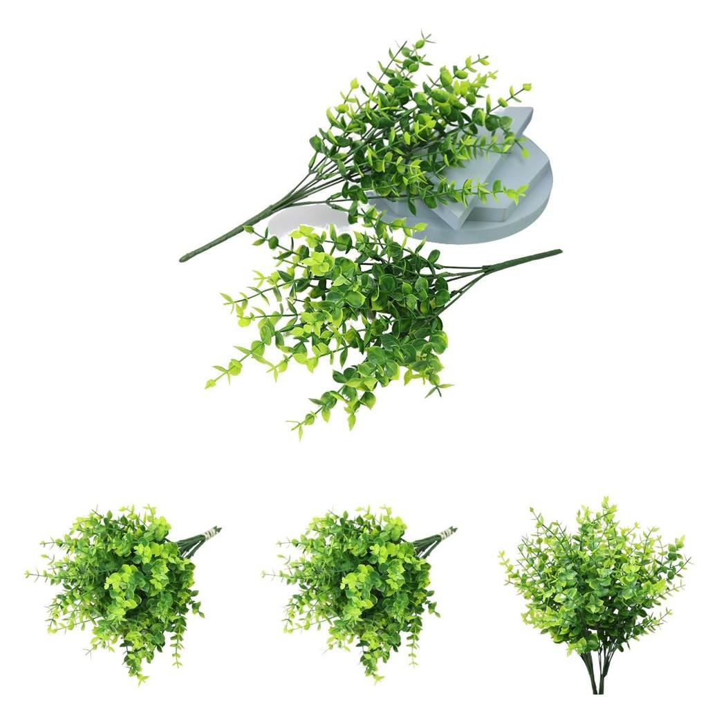 Eucalyptus Globulus Synthetic Foliage Bouquet For Home Hotel And Outdoor Decor