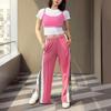 Adidas Спортивные брюки на кнопках Originals Adibreak, женские брюки, светло-розовые, JE6046