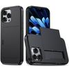 Ударопрочный чехол-кошелек для серии iPhone 17 - с отделениями для карт и функцией подставки, прочный защитный чехол для телефона