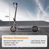 Portable 12.5kg AOVOPRO 350W Foldable Electric Scooter 8.5 Inch Solid Tire IP65 Waterproof Adult Escooter USA Stock