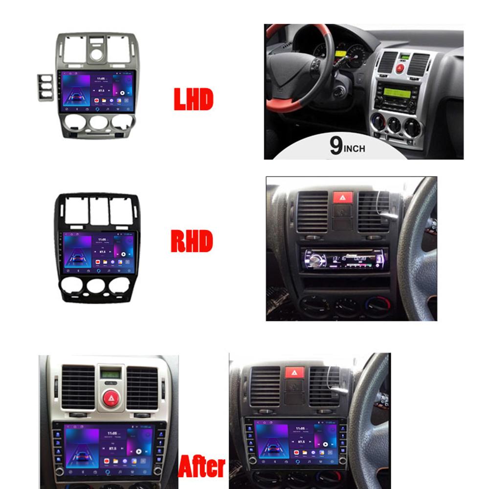 icreative Автомобильный радиоприемник с Wi-Fi, стерео мультимедиа для Hyundai Getz 1 2002-2011 с кнопочной ручкой Android 2Din GPS Navi Carplay Auto 2 + 32 ГБ