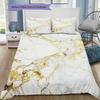 1PC Abstract marble pattern Bedding Quilt Set Quilt Cover Pillowcase Home Decoration Birthday Gift (1 * duvet cover + 2 * pillowcase, without core)