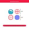 Stained Glass Magnetic Blocks Refill Pack: Children's Educational Building Toys