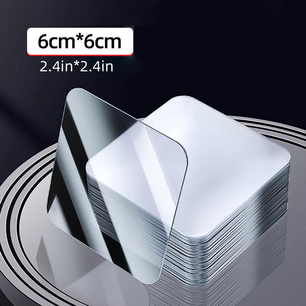 10 шт. прозрачная двухсторонняя клейкая лента, наклейка 60 мм, съемная, для подвешивания картин, клейкая лента, плакатная лента для рождественского украшения