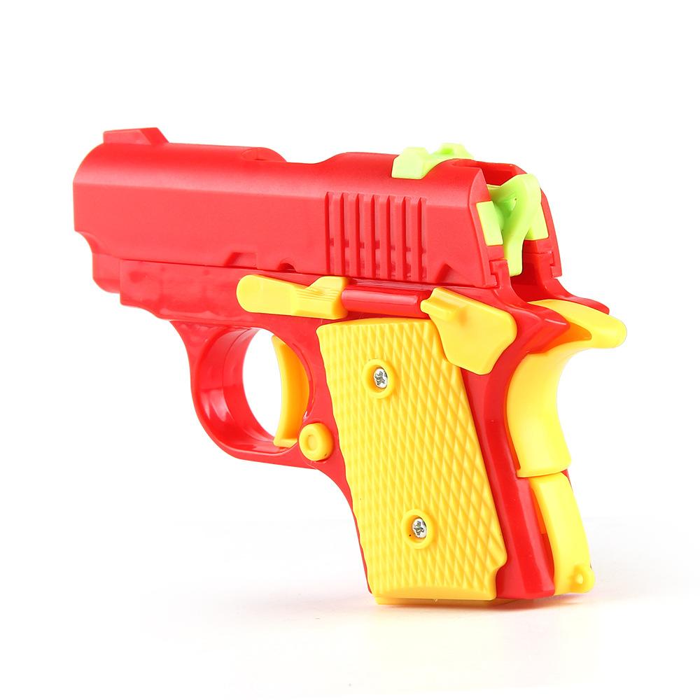 New Strange Toy Radish Gun M1911 Toy Gun, Gravity Reloading Radish Gun Toy 3D Printed Small Pistol