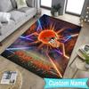 Custom NameCincinnati-Bengals Helmet Carpet, Indoor Rug, Chair Rug, Living Rooms, Doormat Made From Polyester Home Decor Birthday Christmas Gifts