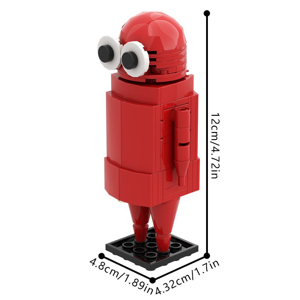 Repo Строительные Блоки Игрушки REPO Blocks Набор Хоррор Голова Человек Утка Неизвестный Худой Человек Галстук-Бабочка Строительные Фигурки Блоки для Мальчиков Подарки