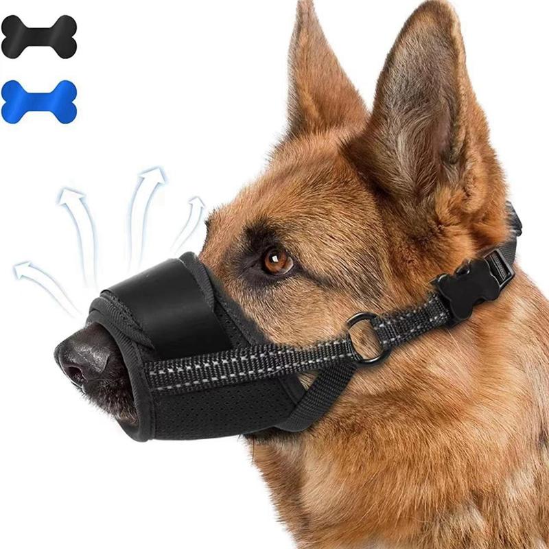 Намордник Good-Dog для крупных собак - Дышащий, мягкий сетчатый намордник для контроля лая, укусов, жевания