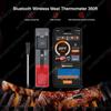 Беспроводной Bluetooth термометр для мяса 360 футов, Оповещения приложения Цифровой термометр для еды для гриля коптильни духовки барбекю готовки кухни