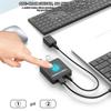 USB3.0 Switcher 2 Computer Sharing Keyboard and Mouse Printer Scanner Webcam 2 in 1 Out/1 in 2 Out USB Switcher Splitter
