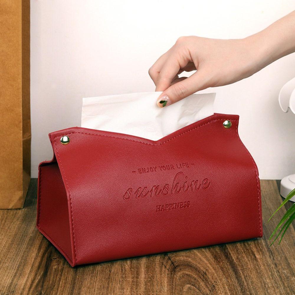 Modern Large Storage Dispenser Tissue Case Paper Towel Box Car Tissue Box Napkin Holder