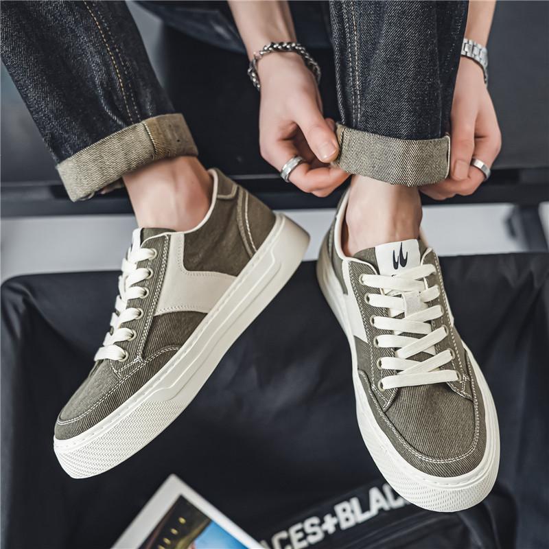 Лоферы на платформе спортивная обувь обувь для мужчин повседневные кроссовки мягкие и удобные парусиновые скейтборд спорт и отдых вентиляция