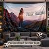 M3GAN Personalized Tapestry Support Custom Name, Wall Art Home Decoration