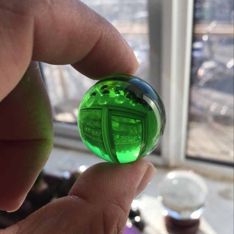 3cm Crystal Ball Colorful Pinball Fish Tank Decoration Children Play Pinball Colorful Glass Magic Ball Decoration Desktop Ornament