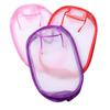 Home Mesh Foldable Laundry Bag Laundry Basket Dirty Sorting Basket Kids Toys Sundries