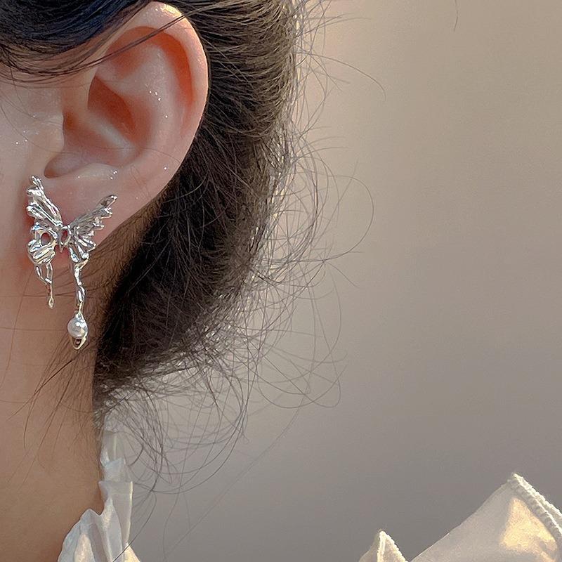 Модные серьги-бабочки Y2k для женщин. Изысканные ювелирные изделия в виде бабочек. Элегантные серьги для свадебной вечеринки. Роскошные ювелирные аксессуары. Подарок на день рождения.