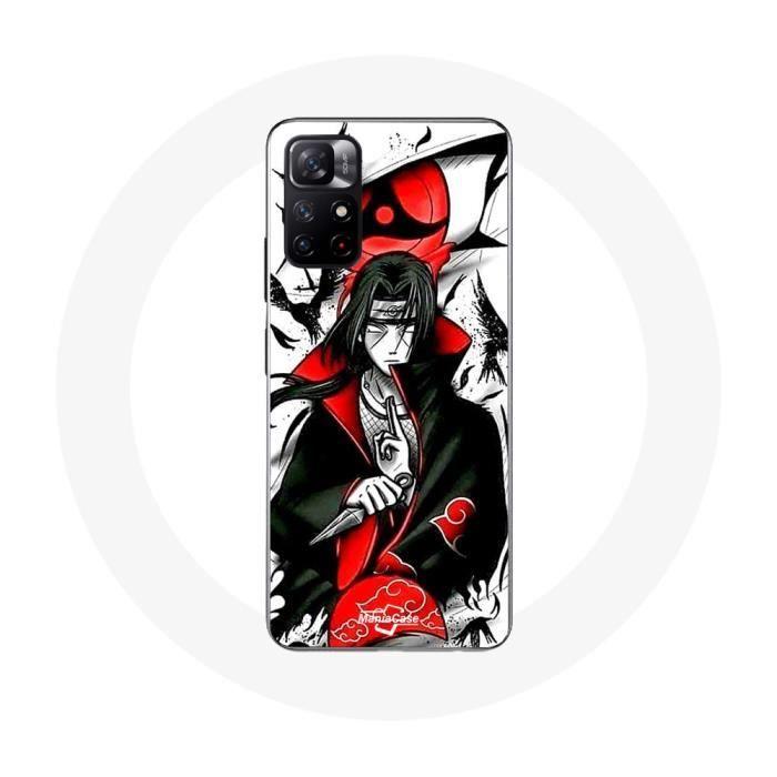 Coque pour Xiaomi Redmi Note 11s 5G - Itachi Uchiwa - Souple - Anime - Blanc - Mixte