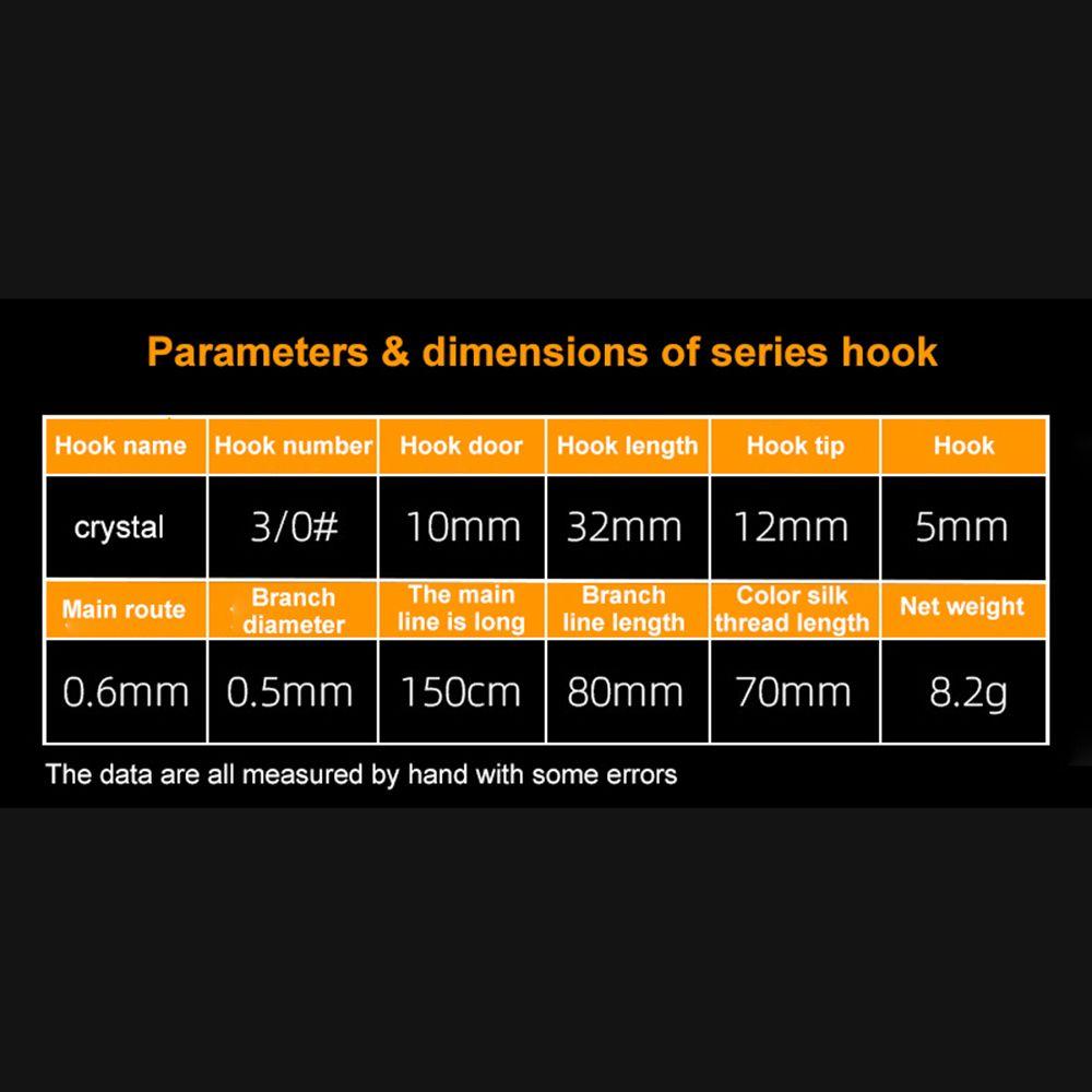 Crystal Barbed Bait Hooks Mackerel Feathers Mackerel Barbed Hook Bass Cod Lures Sea Fishing Rigs