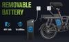 E-bike TOOFLY GE5 Foldable Electric Bicycle 250W 48V15AH Lithium Battery Adult Riding Electric Bike 14-inch Tire Urban Commuter