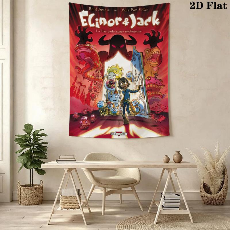 Elinor and Jack Pattern Home Decor Tapestry, Wall Hanging, Decorative RV Wall Cloth.MGT0918151