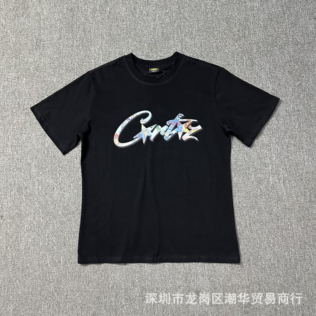 Cross-border European and American trendy brand Corteiz Alcatraz coin letter print short-sleeve T-shirt casual top for summer men and women
