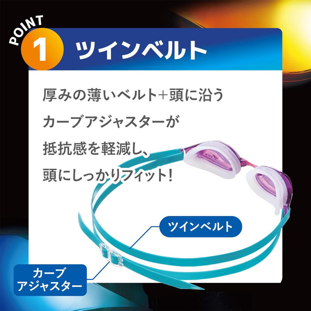 Очки для плавания View с зеркальными изогнутыми линзами Ваши первые гоночные Ultimate Junior Racing Сделано в возрасте V260JYSAM BLBL Линзы, Очки, Модель с низким сопротивлением,