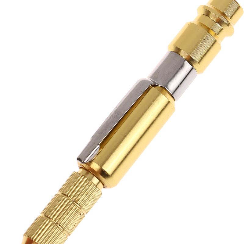 Регулируемые карманные пневмопистолеты Eu/Us, Промышленный стиль 1/4 дюйма "M" Быстросъемный штекер, Пневмопистолеты-ручки для очистки от пыли