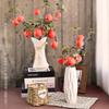 Simulated Persimmon Single Branch Multi-Headed Persimmon Lemon Apple Branch Fake Flower Decorative Fruit Tree Fake Fruit Berry